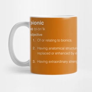 Bionic Definition in White Go Ahead Ask Mug